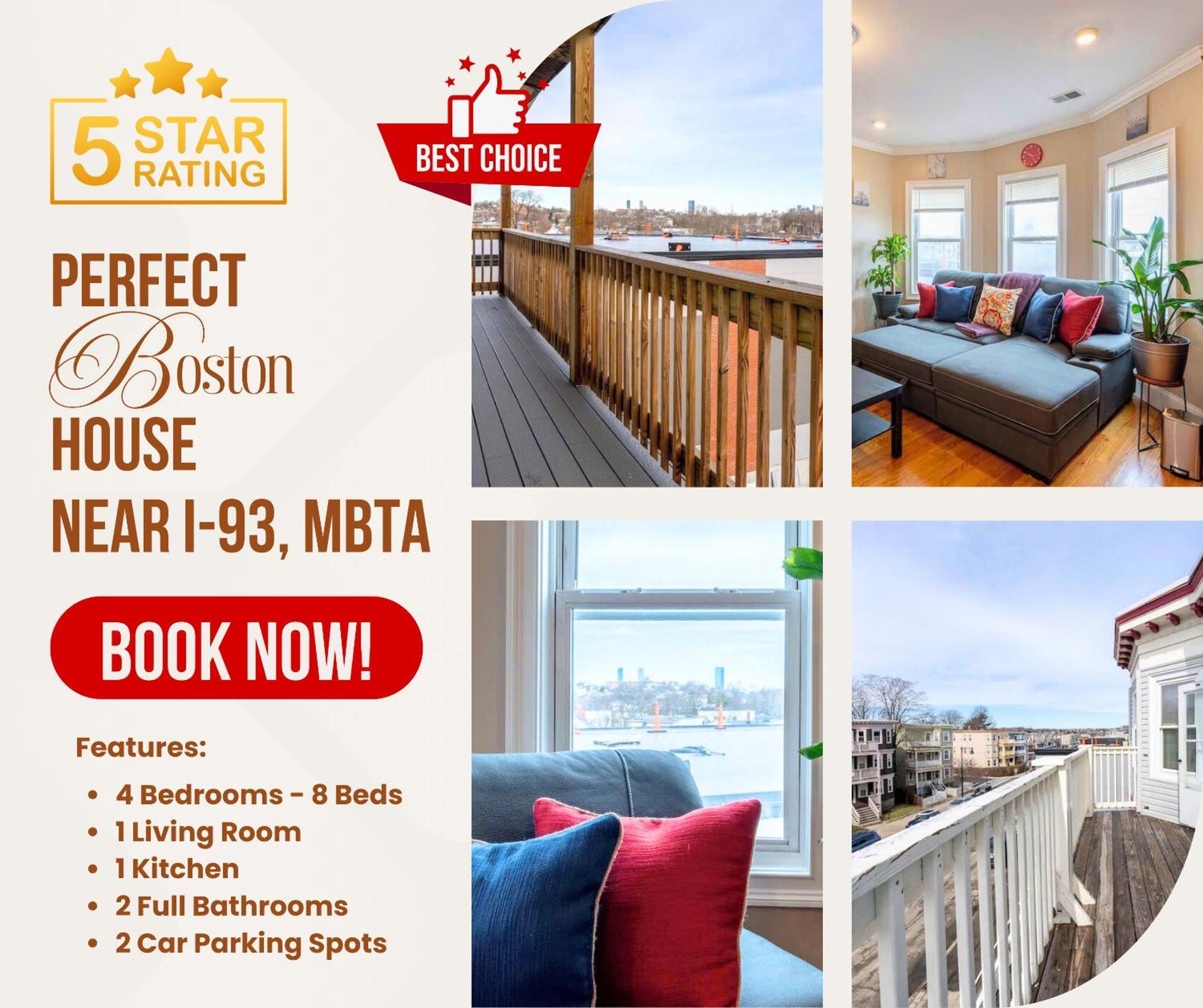 90 - 4Br Dorchester - Sleek Apt Near Marina Bay Boston Exterior foto